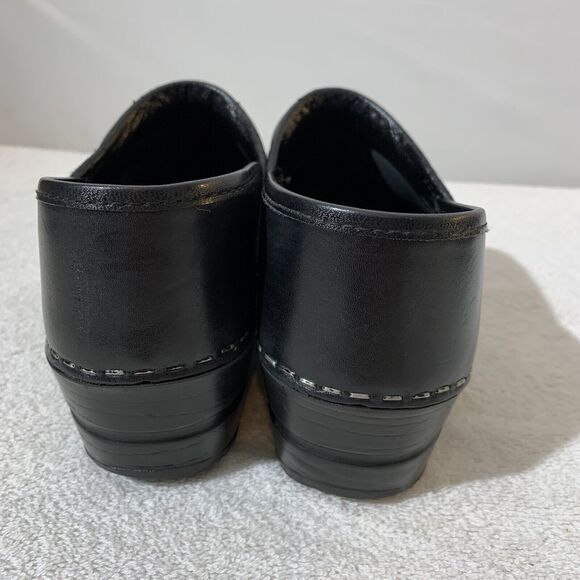 Dansko Cabrio Black Clogs Womens 36 USA 5.5-6 Nursing Shoes - Picture 5 of 9